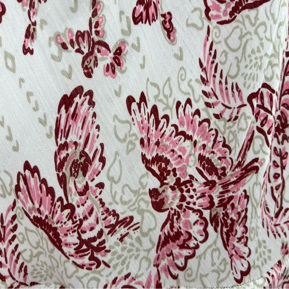 Poupette St Barth Katie Maxi Dress in Pink Parrot Batik Rambo size Small - Picture 6 of 12